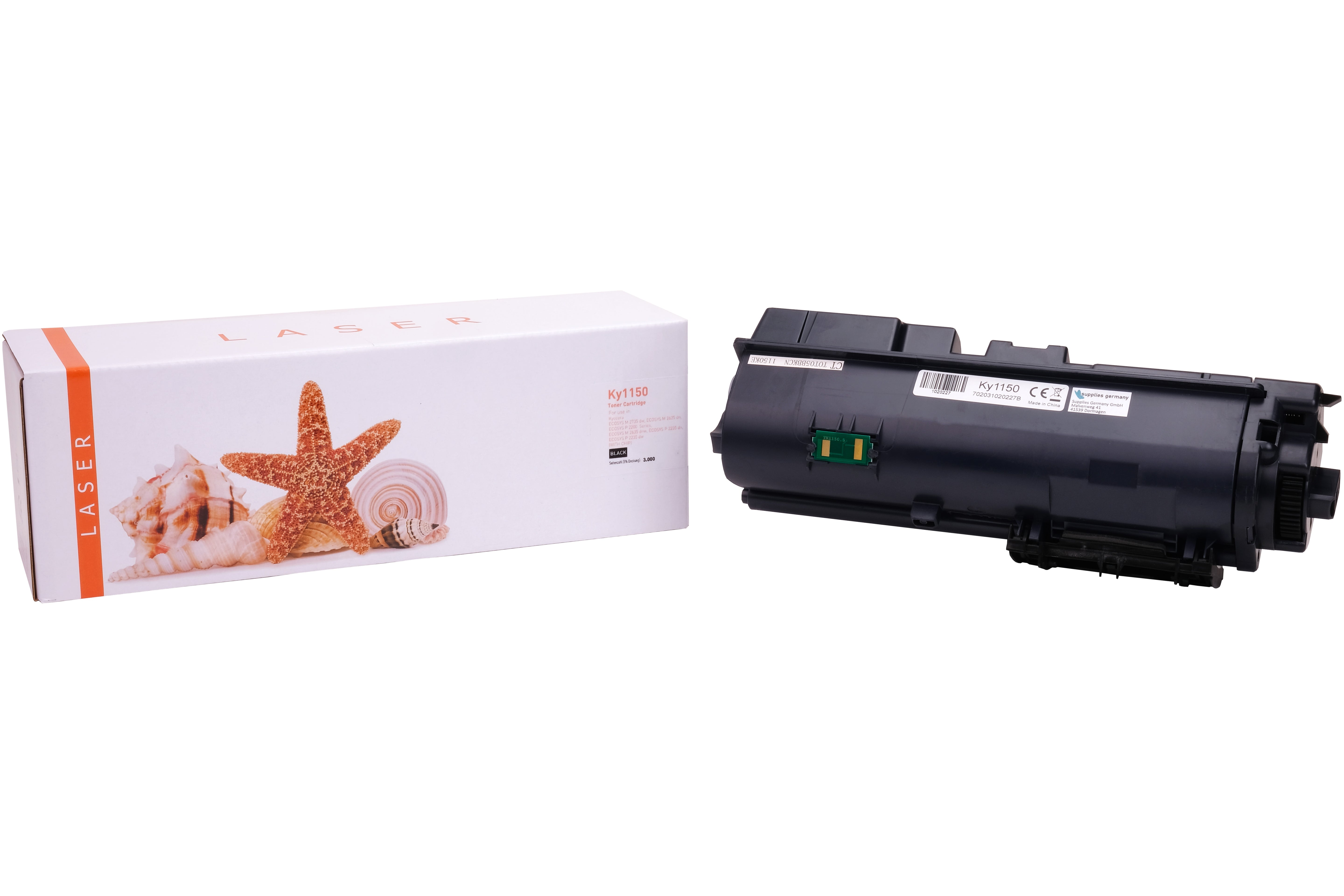 TONTK1150 Alternativ Toner Black für Kyocera / TK1150 / 3.000 Seiten