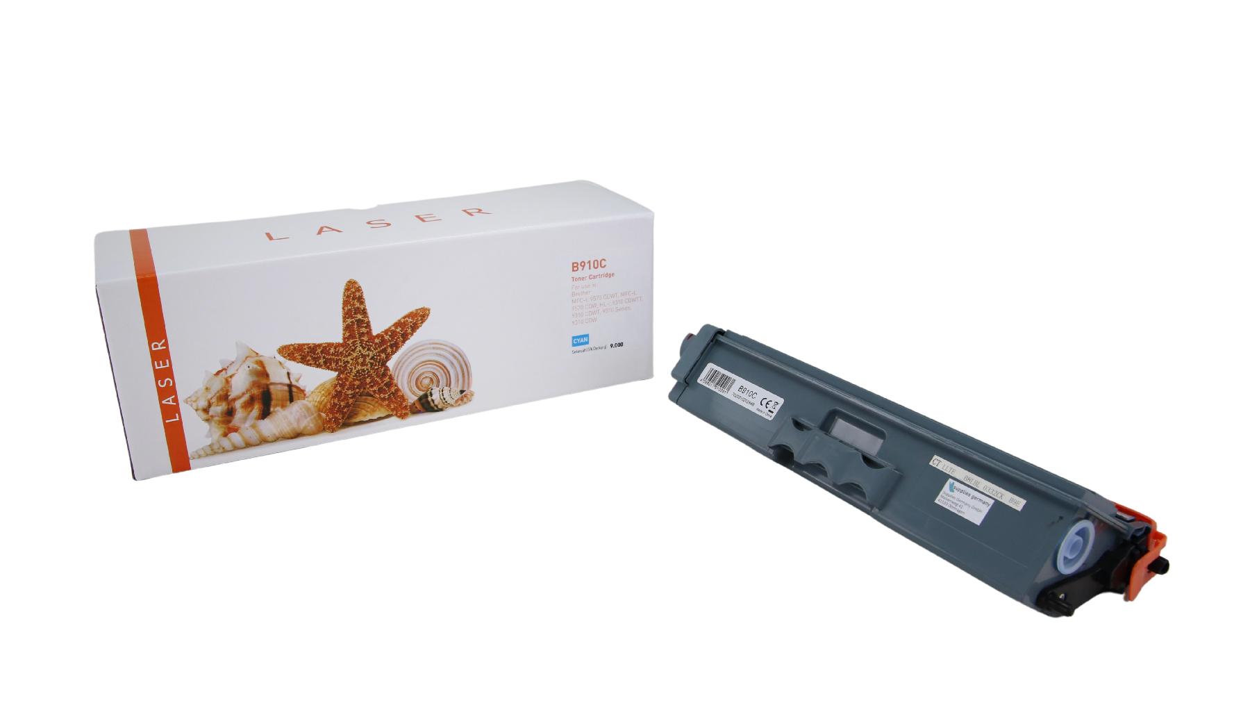 TONTN910C Alternativ Toner Cyan für Brother / TN910C / 9.000 Seiten