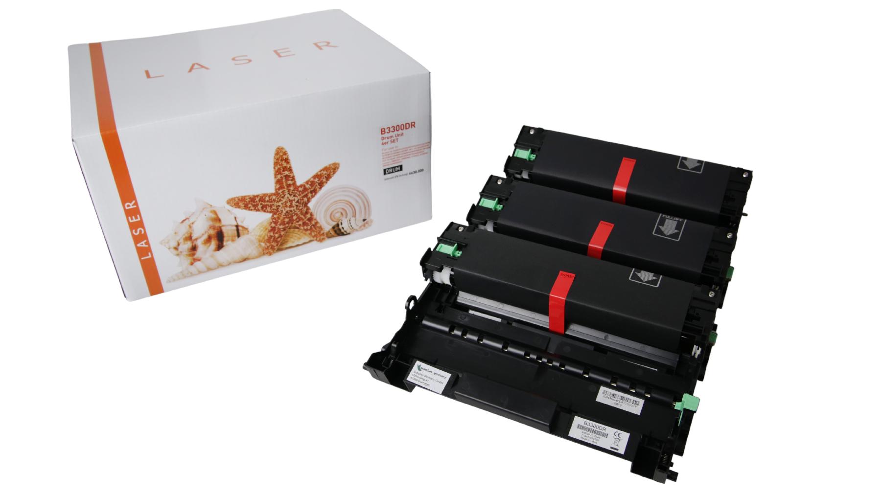 4er Set TONDR3300 Alternativ Trommel Black für B / DR3300 / 4x30.000 Seiten