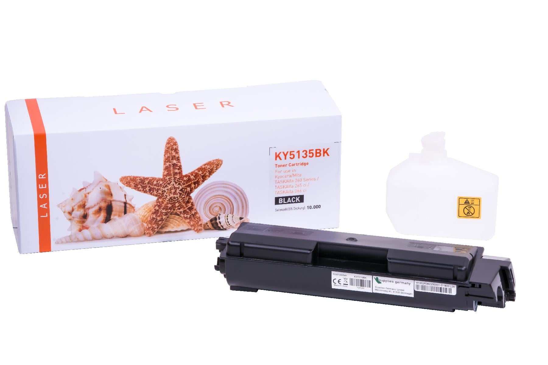 TONTK5135BK Alternativ Toner Black für Kyocera / TK5135BK / 10.000 Seiten