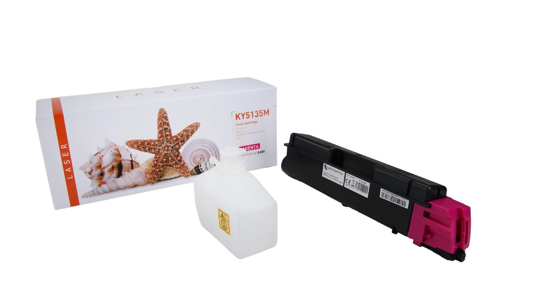 TONTK5135M Alternativ Toner Magenta für Kyocera  / TK5135M / 5.000 Seiten