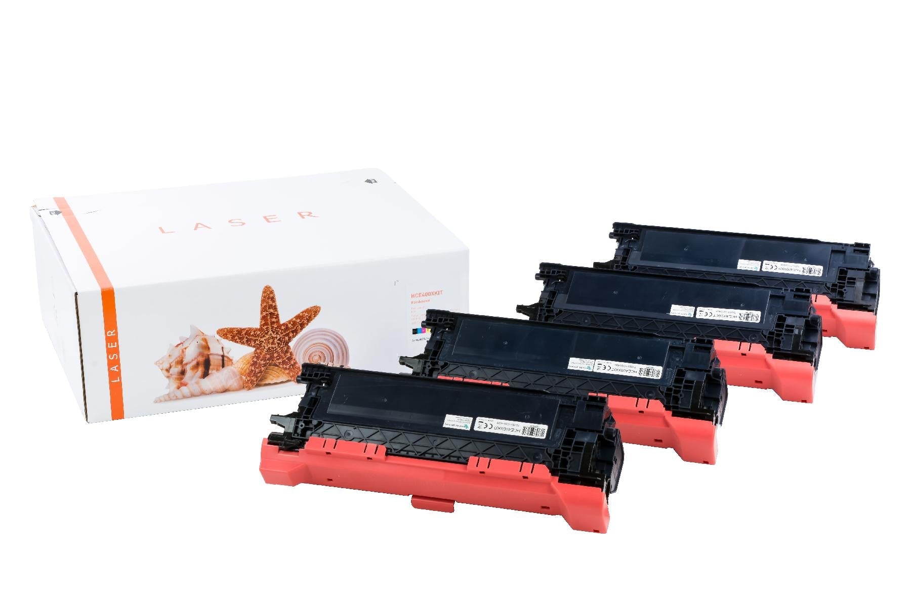 TONCE400XKIT Alternativ Toner Rainbowkit für HP / CE400X /507A / BK11.000 / CMY6.000 Seiten