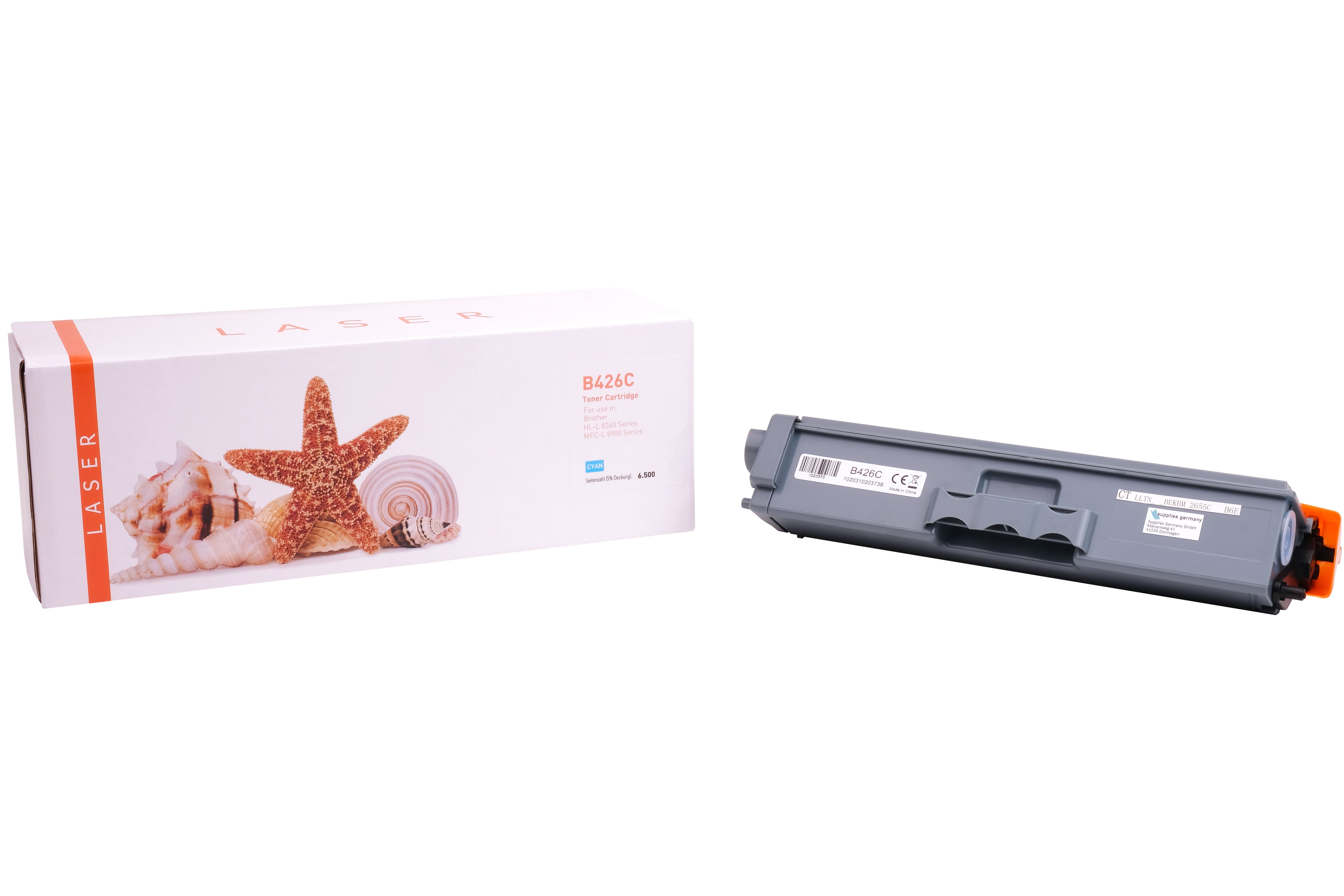 TONTN426C Alternativ Toner Cyan für Brother / TN426C / 6.500 Seiten