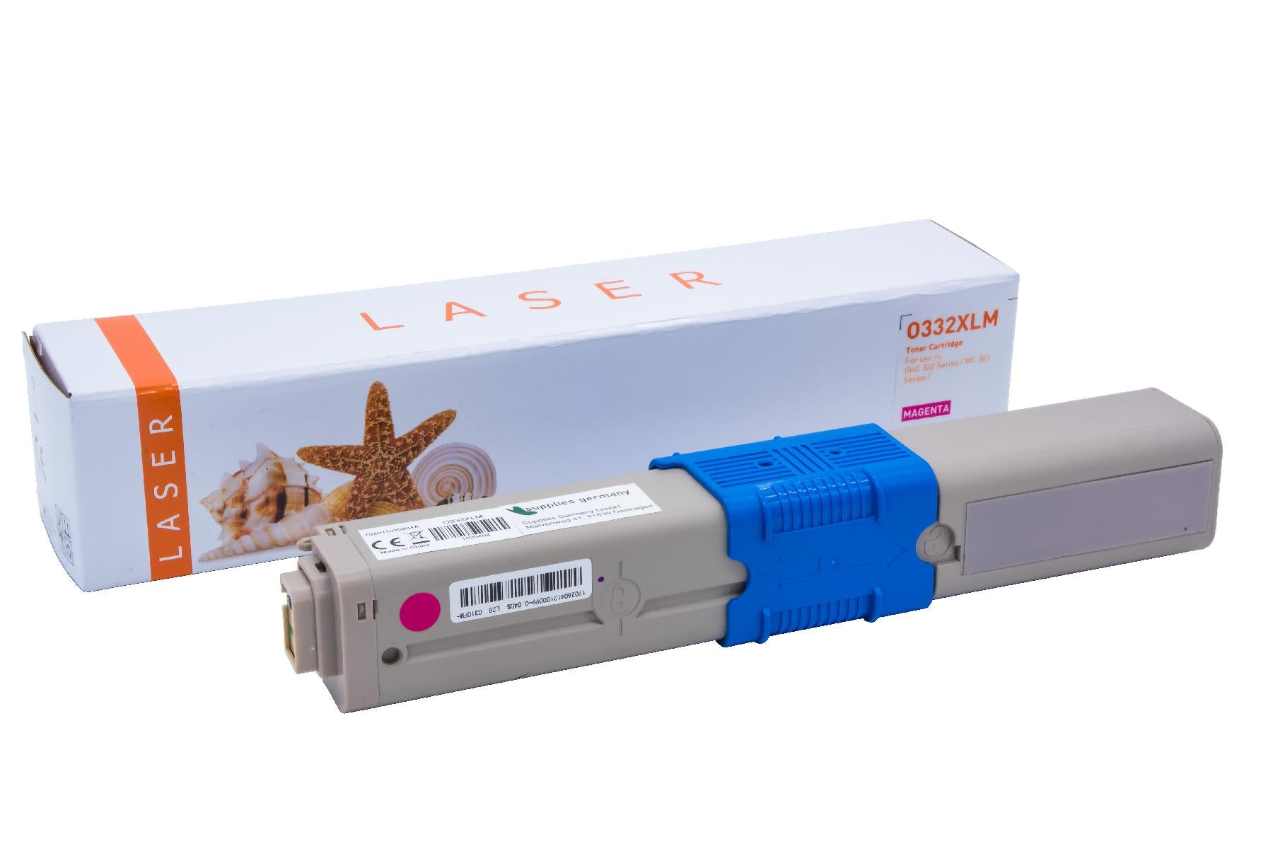 TONC332XLM Alternativ Toner Magenta für Oki / 46508710 / 3.000 Seiten