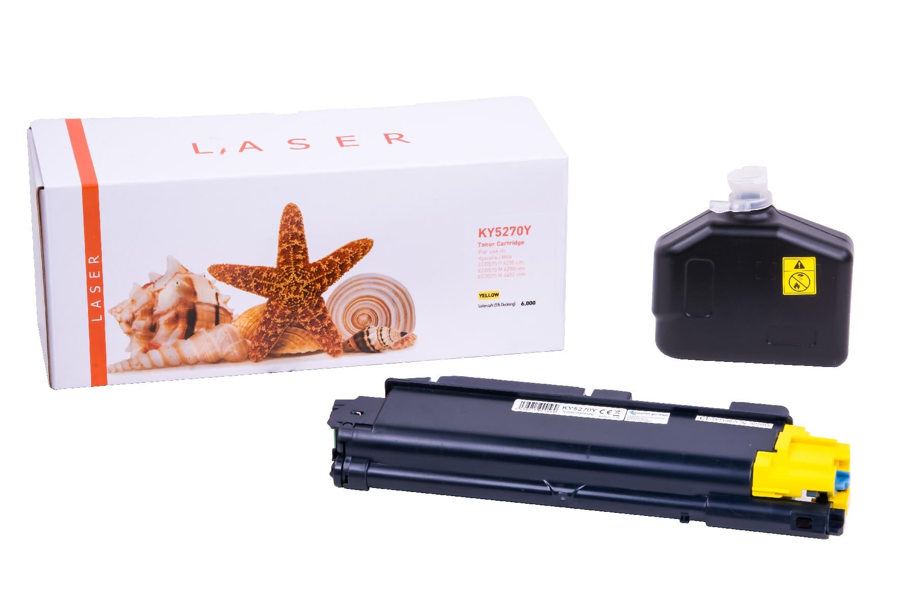 TONTK5270Y Alternativ Toner Yellow für Kyocera / TK5270Y / 6.000 Seiten
