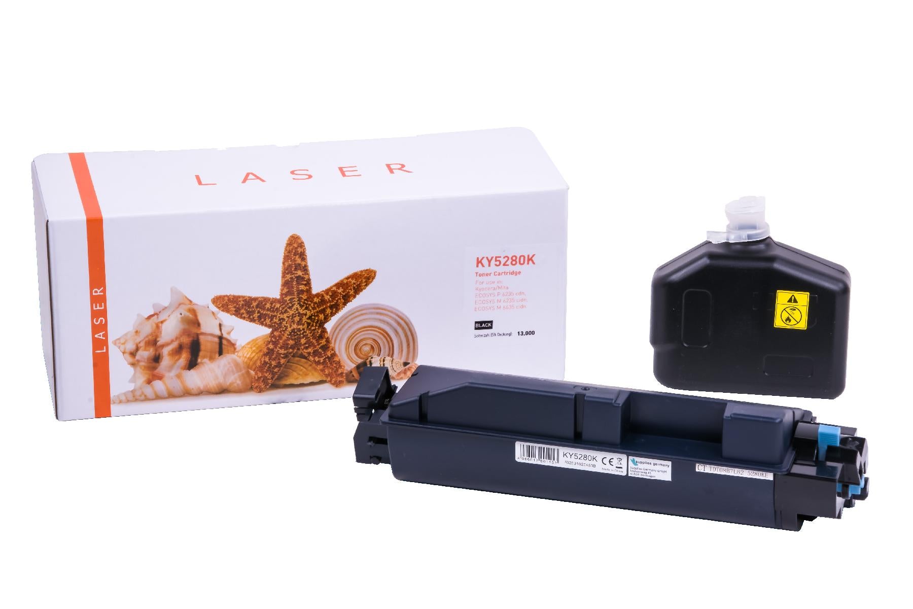 TONTK5280BK Alternativ Toner Black für Kyocera / TK5280BK / 13.000 Seiten