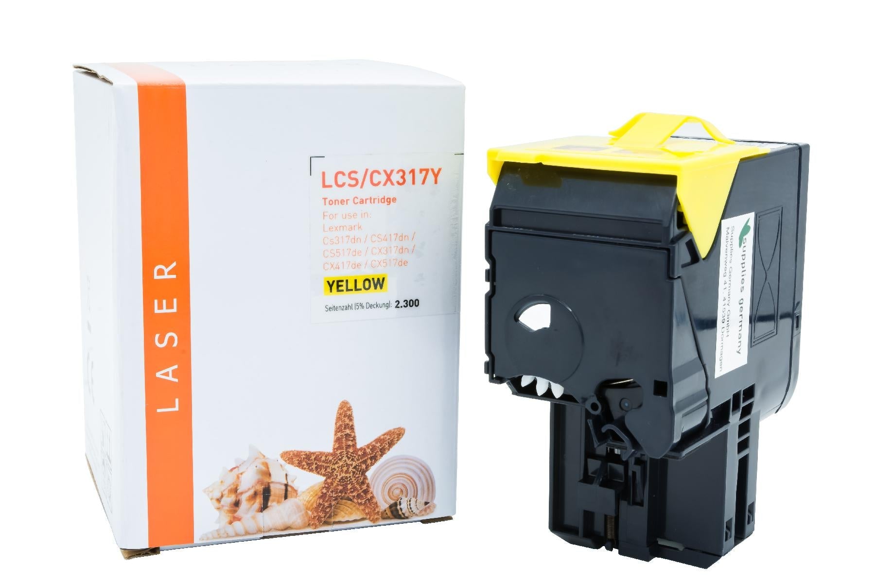 White Box TONCS/CX317Y Alternativ Toner Gelb für Lexmark / 71B20Y0 / 2.300 Seiten neu gelb
