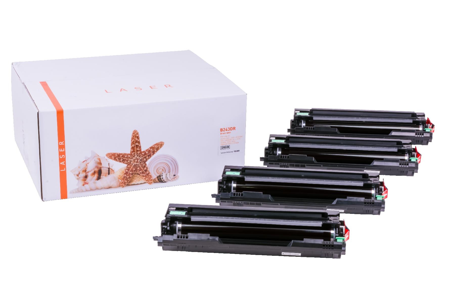 TONDR243CL Alternativ Trommel BK,C,M,Y für Brother / DR243CL / 18.000 Seiten