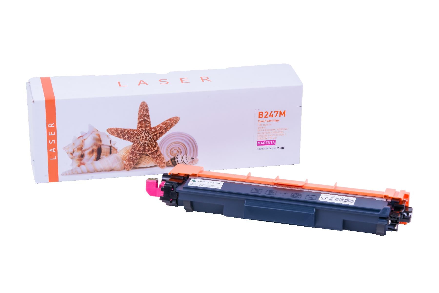 TONTN247M Alternativ Toner Magenta für Brother / TN247M / 2.300 Seiten