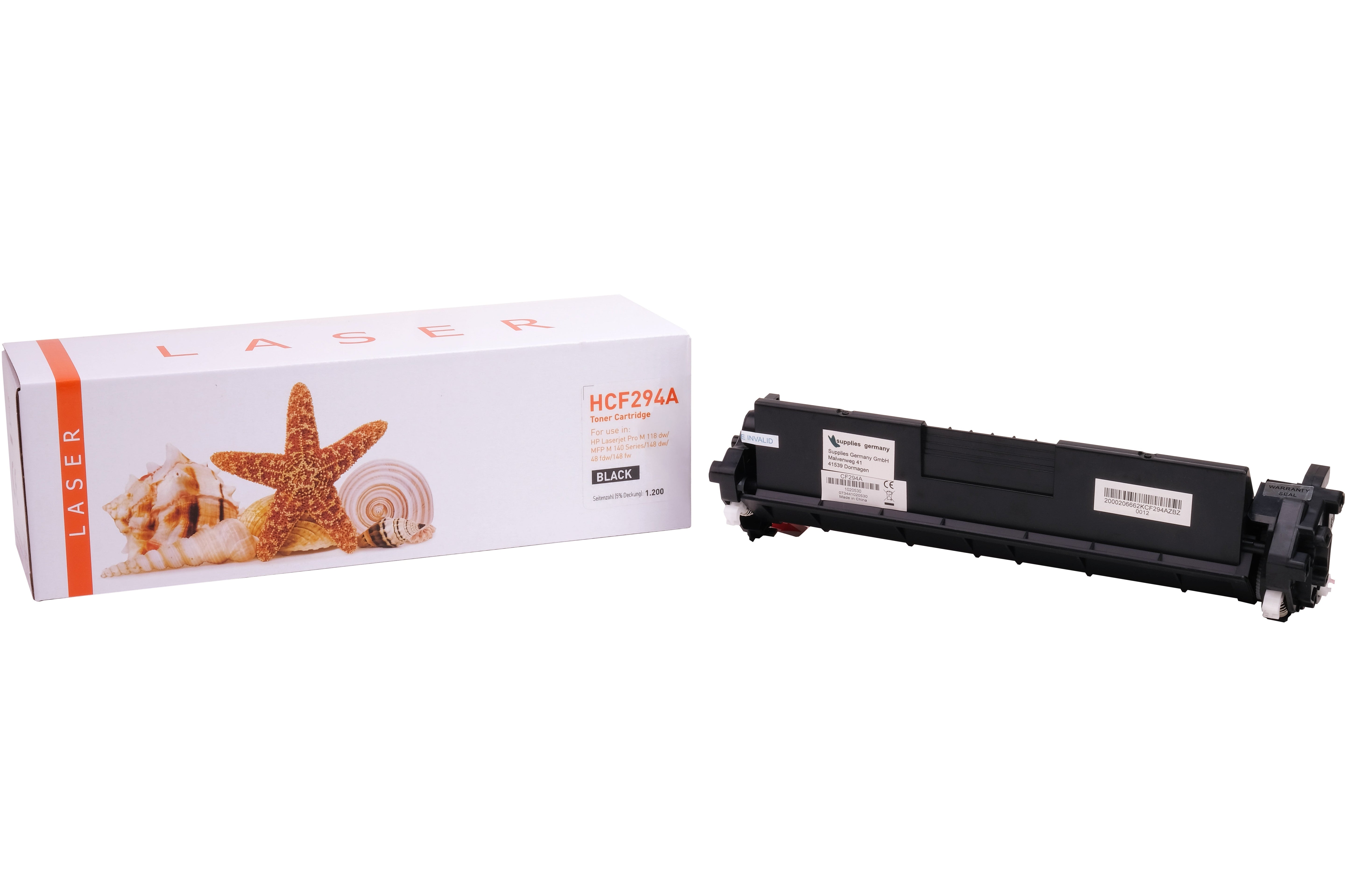 TONCF294A Alternativ Toner Schwarz für HP / CF294A / 1.200 Seiten