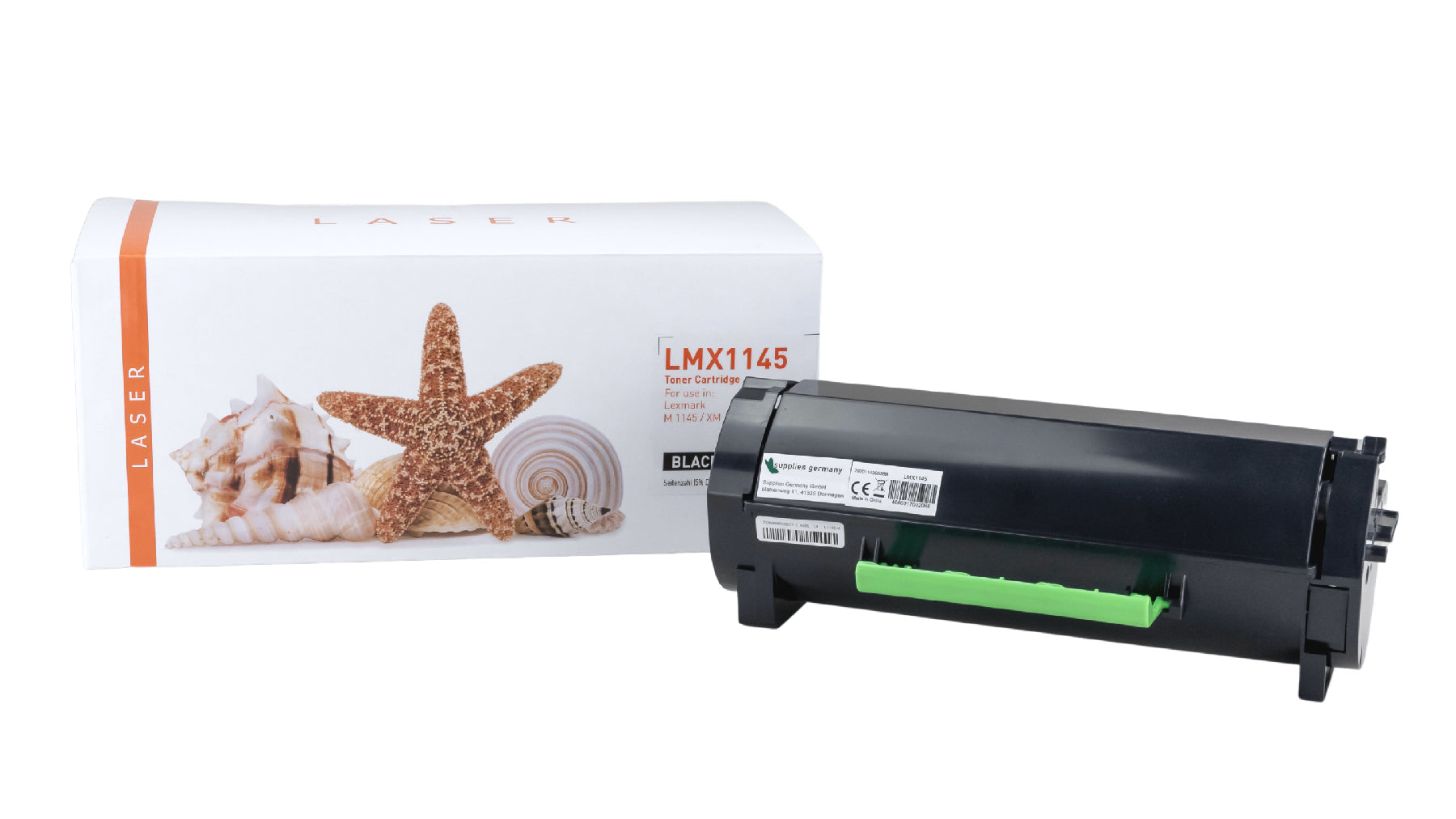 White Box TONLMX1145 Alternativ Toner Schwarz für Lexmark  / 24B6035 / 16.000 Seiten neu schwarz