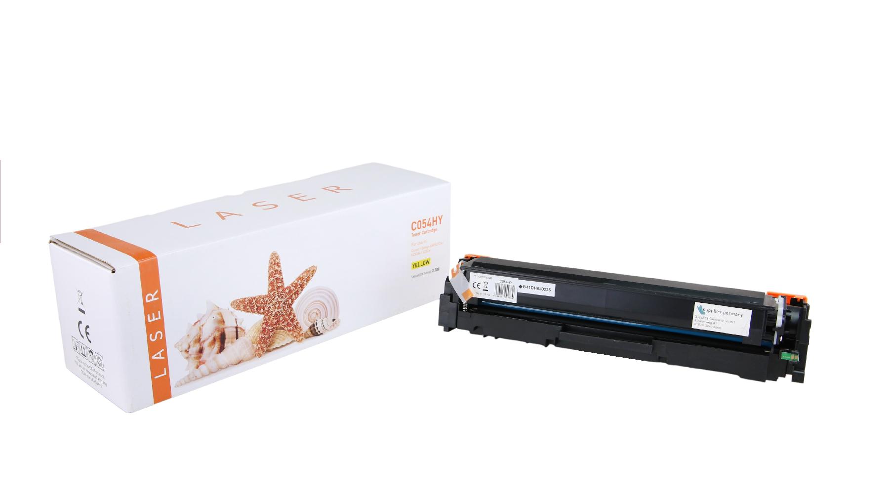 TON054HY Alternativ Toner Gelb für Canon / 3025C002 / 2.300 Seiten