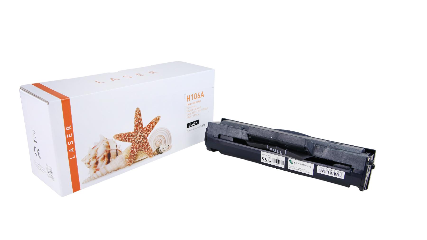 TON106A Alternativ Toner Black für HP / W1106A / 1.000 Seiten