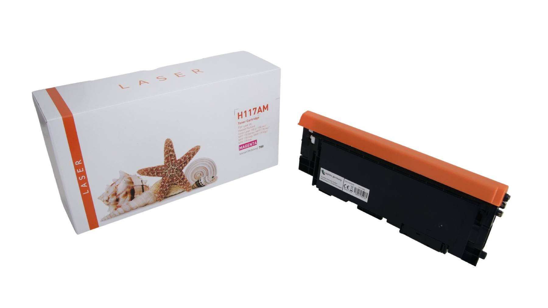 TON117AM Alternativ Toner Magenta für HP / W2073A / 700 Seiten