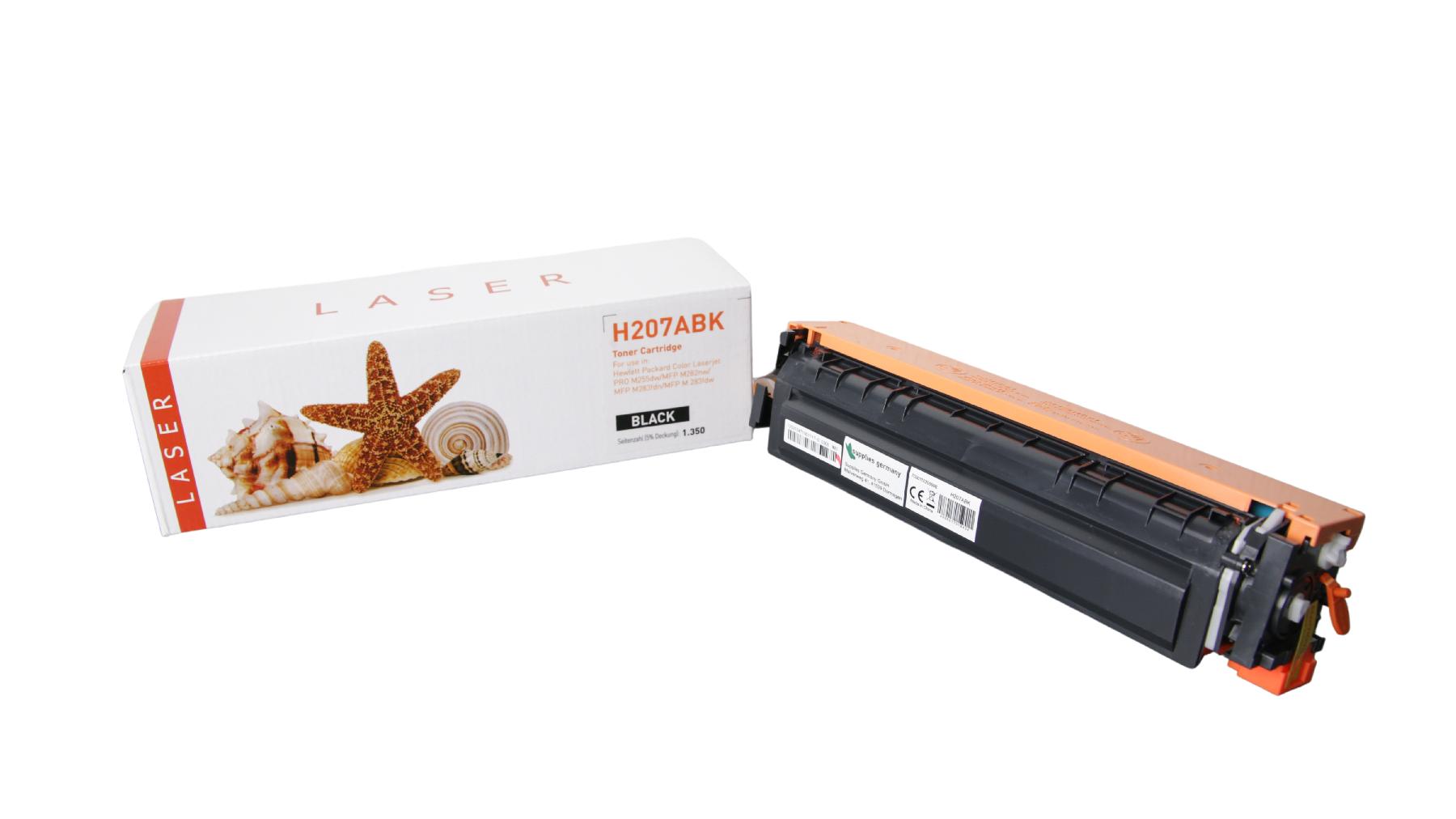 TON207ABK Alternativ Toner Black für HP / W2210A / 1.350 Seiten