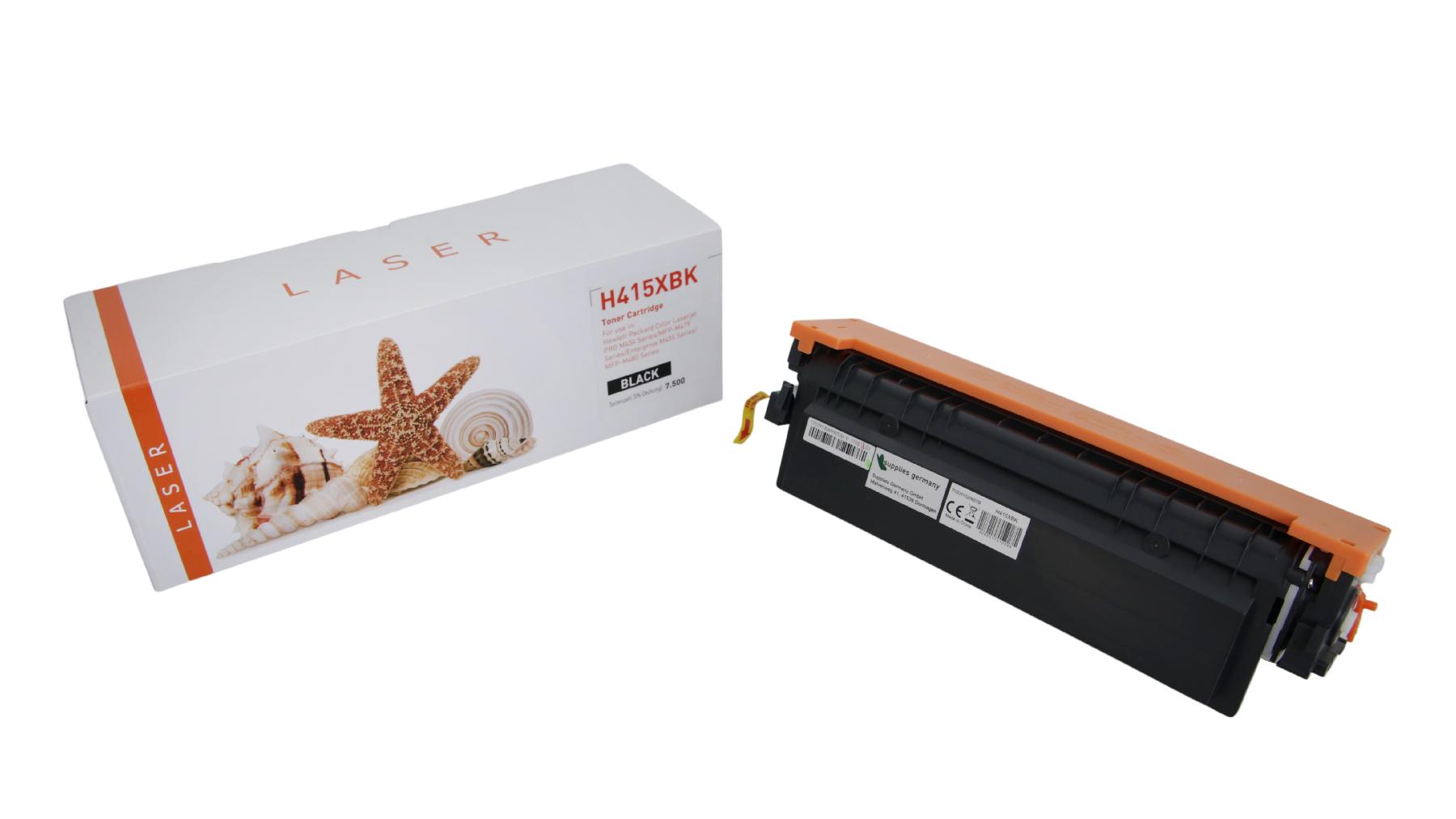 TON415XBK Alternativ Toner Schwarz für HP / W2030X / 7.500 Seiten