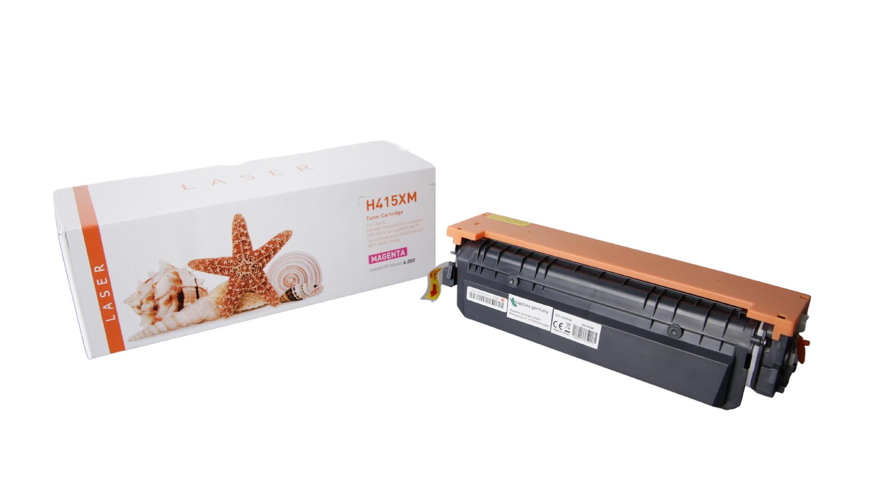 TON415XM Alternativ Toner Magenta für HP / W2033X / 6.000 Seiten