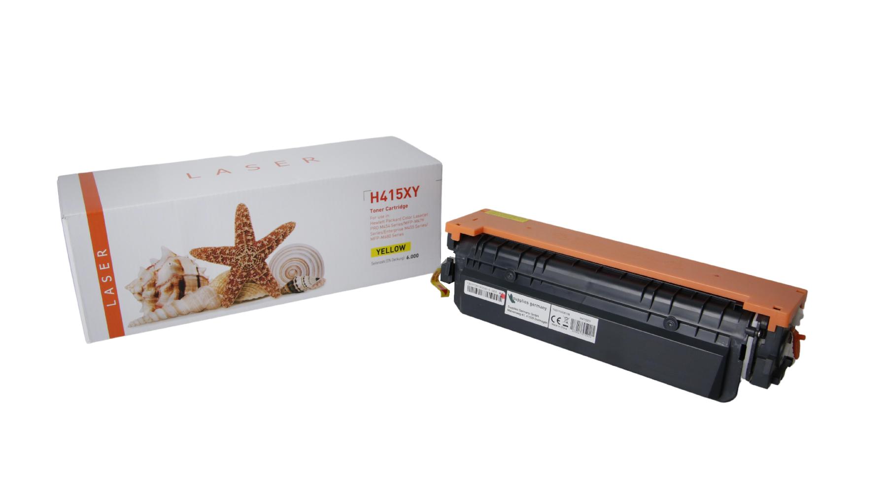 TON415XY Alternativ Toner Yellow für HP / W2032X / 6.000 Seiten