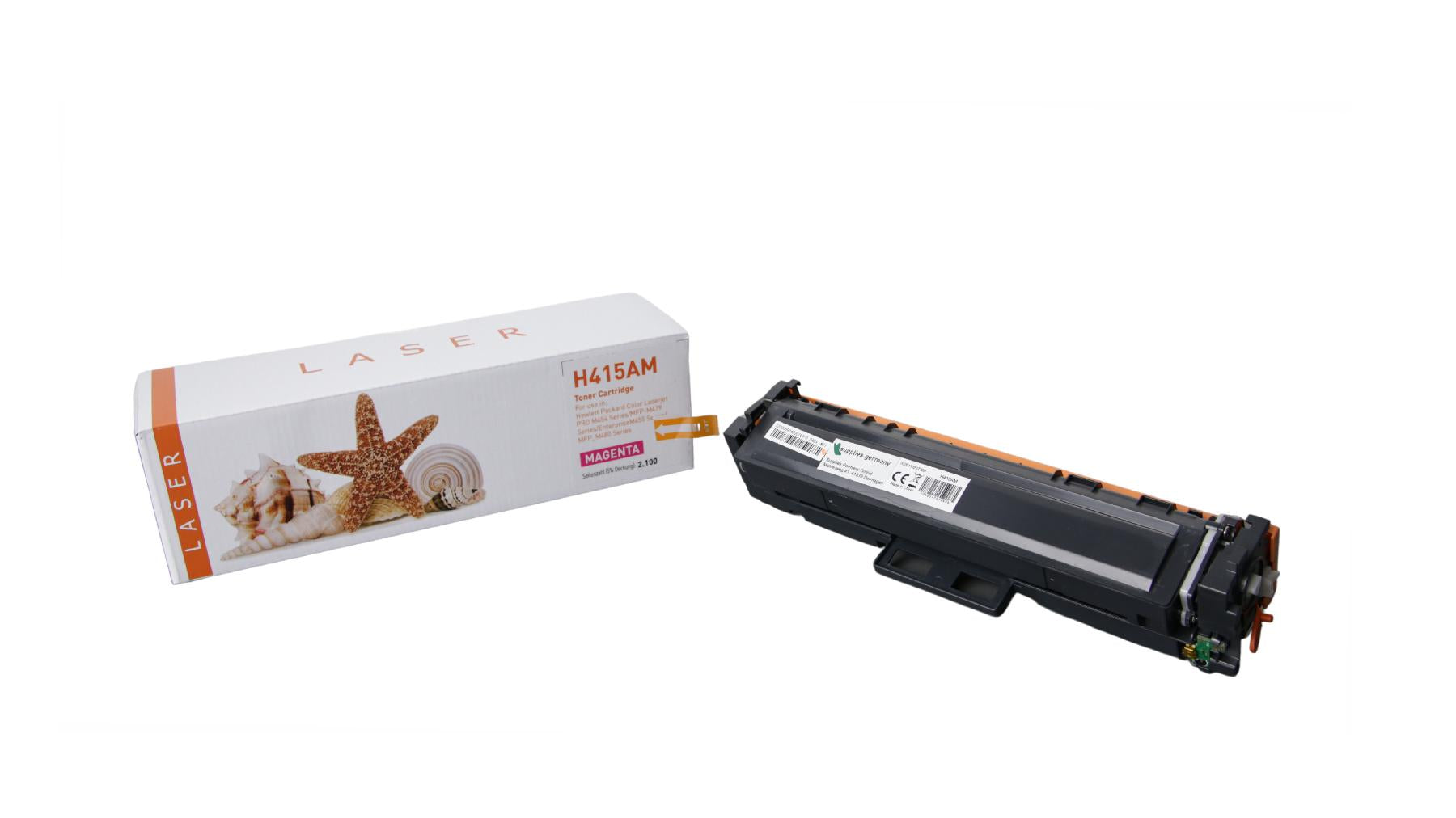 TON415AM Alternativ Toner Magenta für HP / W2033A / 2.100 Seiten