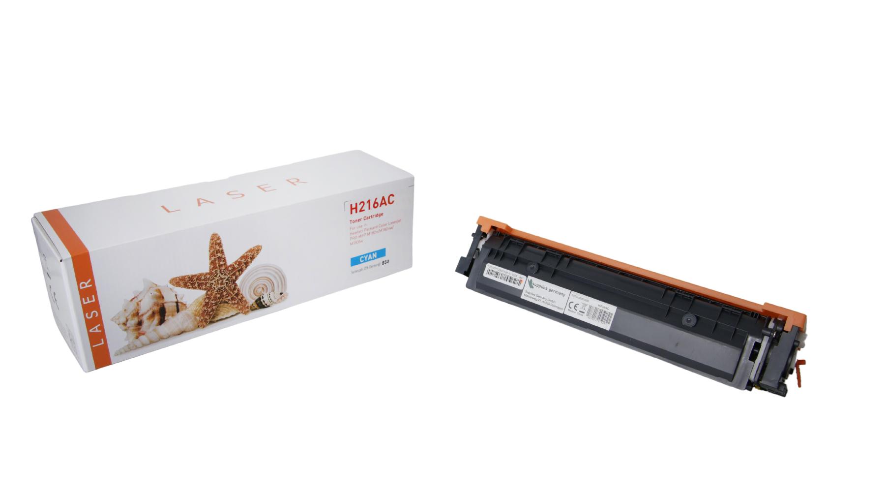 TON216AC Alternativ Toner Cyan für HP / W2411A / 850 Seiten