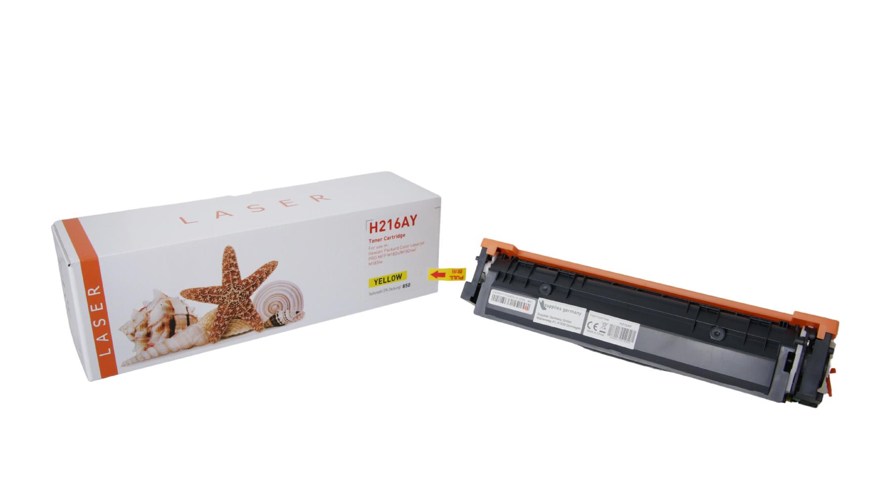 TON216AY Alternativ Toner Gelb für HP / W2412A / 850 Seiten