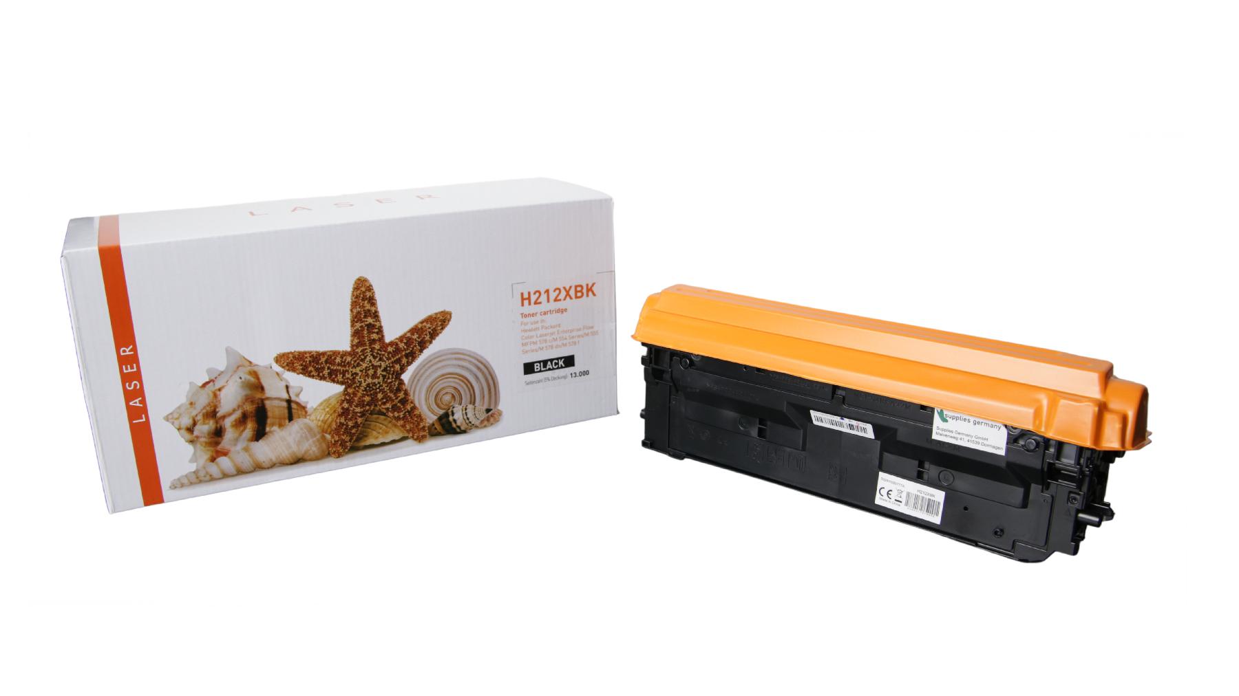 TON212XBK Alternativ Toner Black für HP / W2120X / 13.000 Seiten