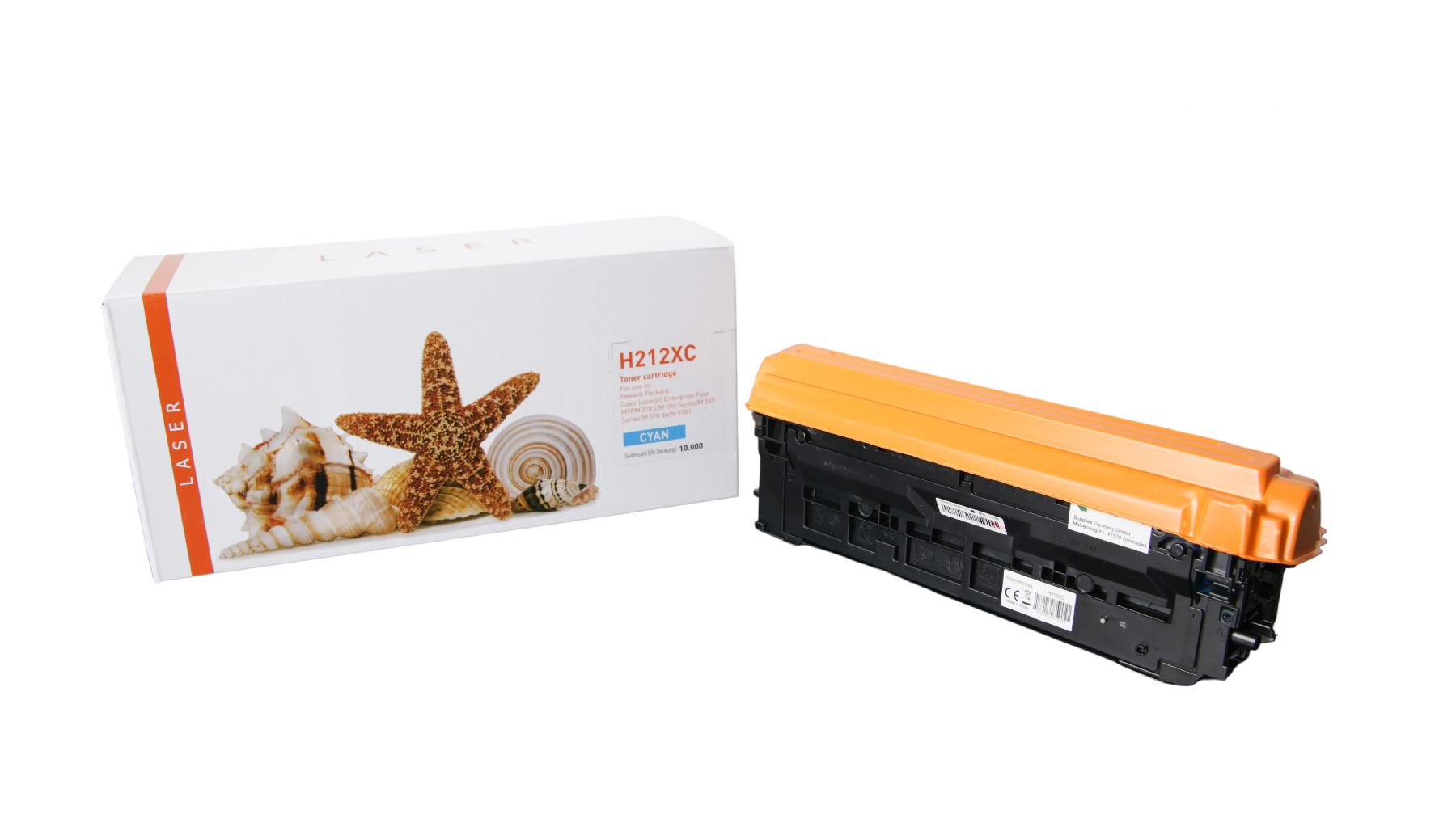 TON212XC Alternativ Toner Cyan für HP / W2121X / 10.000 Seiten