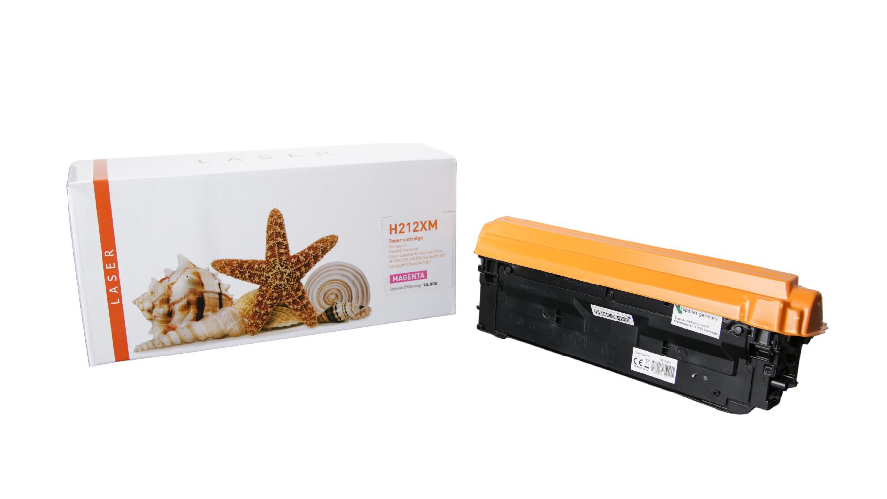 TON212XM Alternativ Toner Magenta für HP / W2123X / 10.000 Seiten