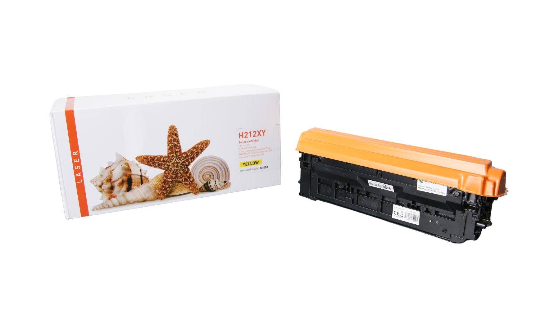 TON212XY Alternativ Toner Yellow für HP / W2122X / 10.000 Seiten