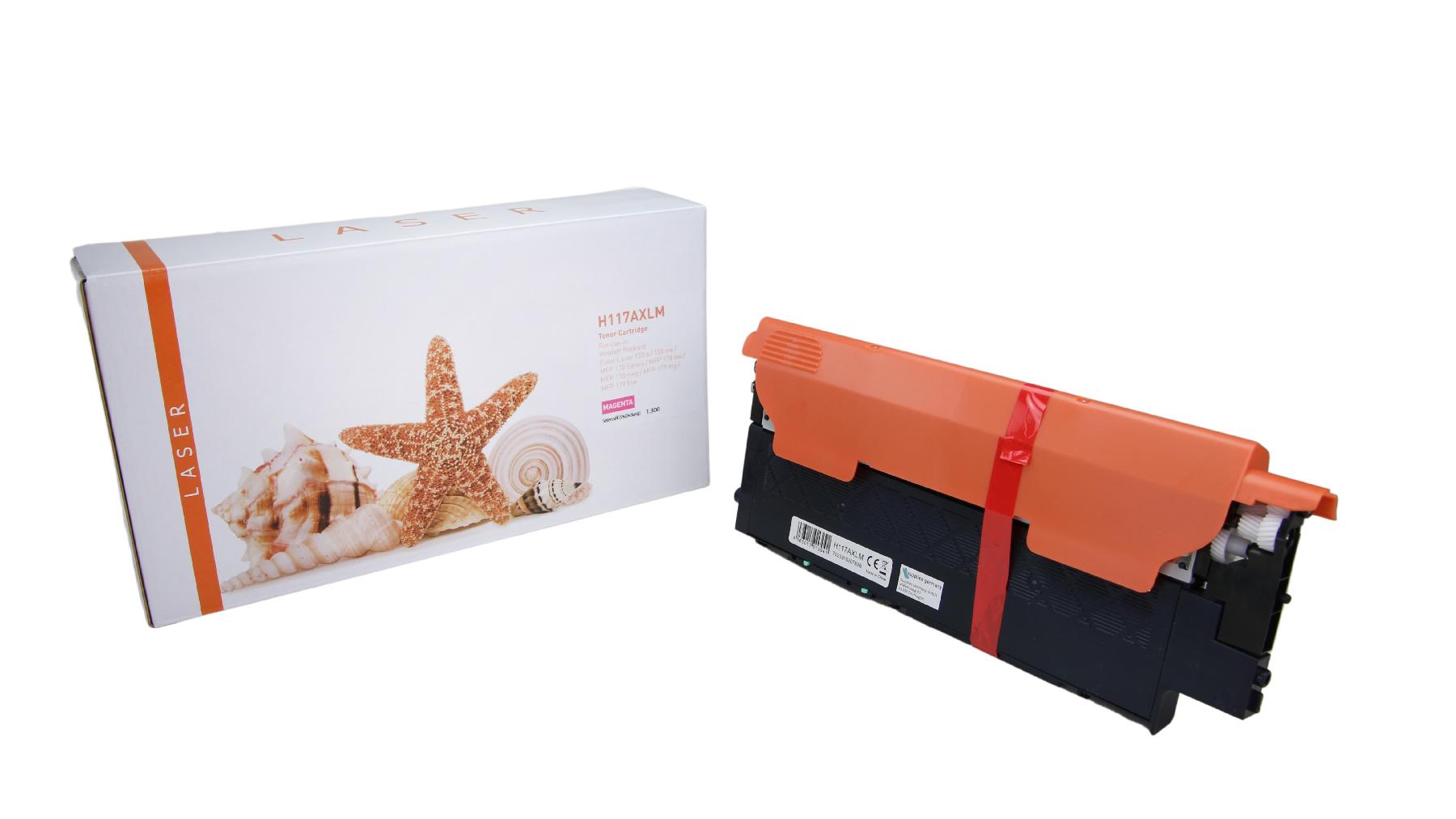 TON117AXLM mit Chip Alternativ Toner Magenta für HP / W2073A / 1.300 Seiten