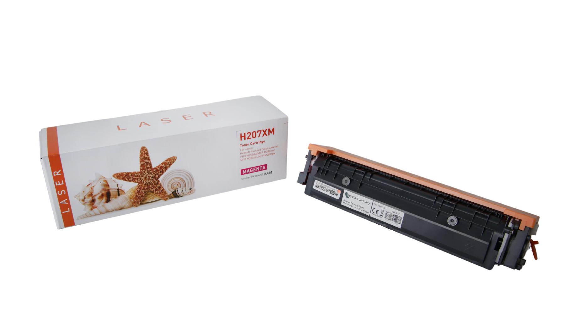 TON207XM Alternativ Toner Magenta für HP / W2213X / 2.450 Seiten