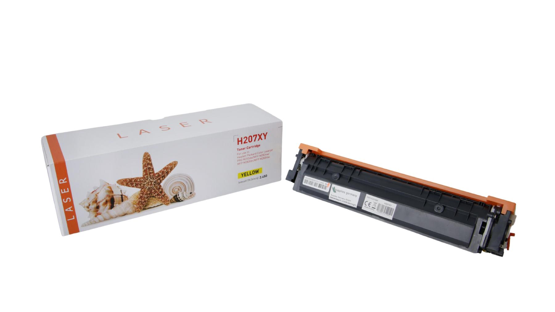 TON207XY Alternativ Toner Yellow für HP / W2212X / 2.450 Seiten