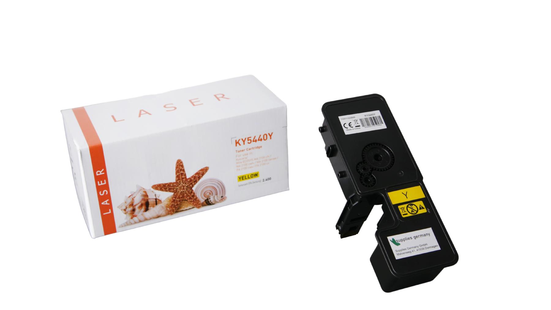TONTK5440Y Alternativ Toner Yellow für Kyocera / TK5440 / 2.400 Seiten