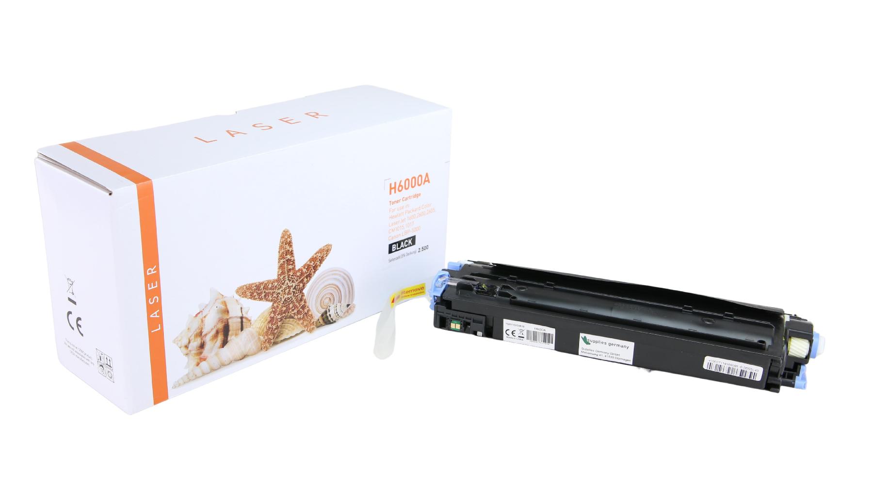 TONQ6000A Alternativ Toner Schwarz für HP / Q6000A / 124A / 707 / 2.500 Seiten