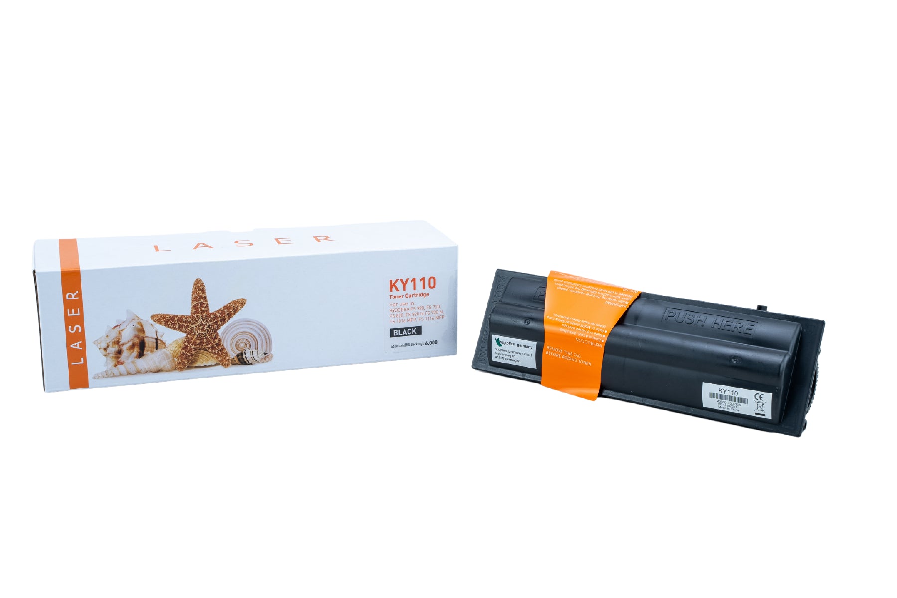 TONTK110 Alternativ Toner Black für Kyocera / TK110 / 6.000 Seiten