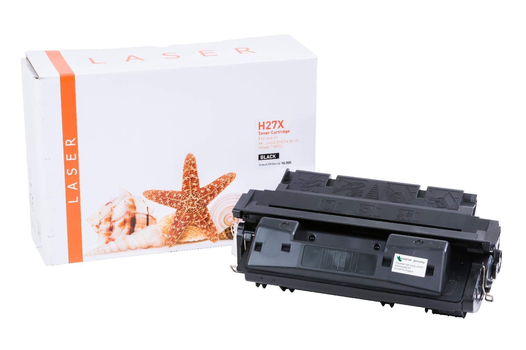 TON27X Alternativ Toner Schwarz für HP / C4127X / 10.000 Seiten