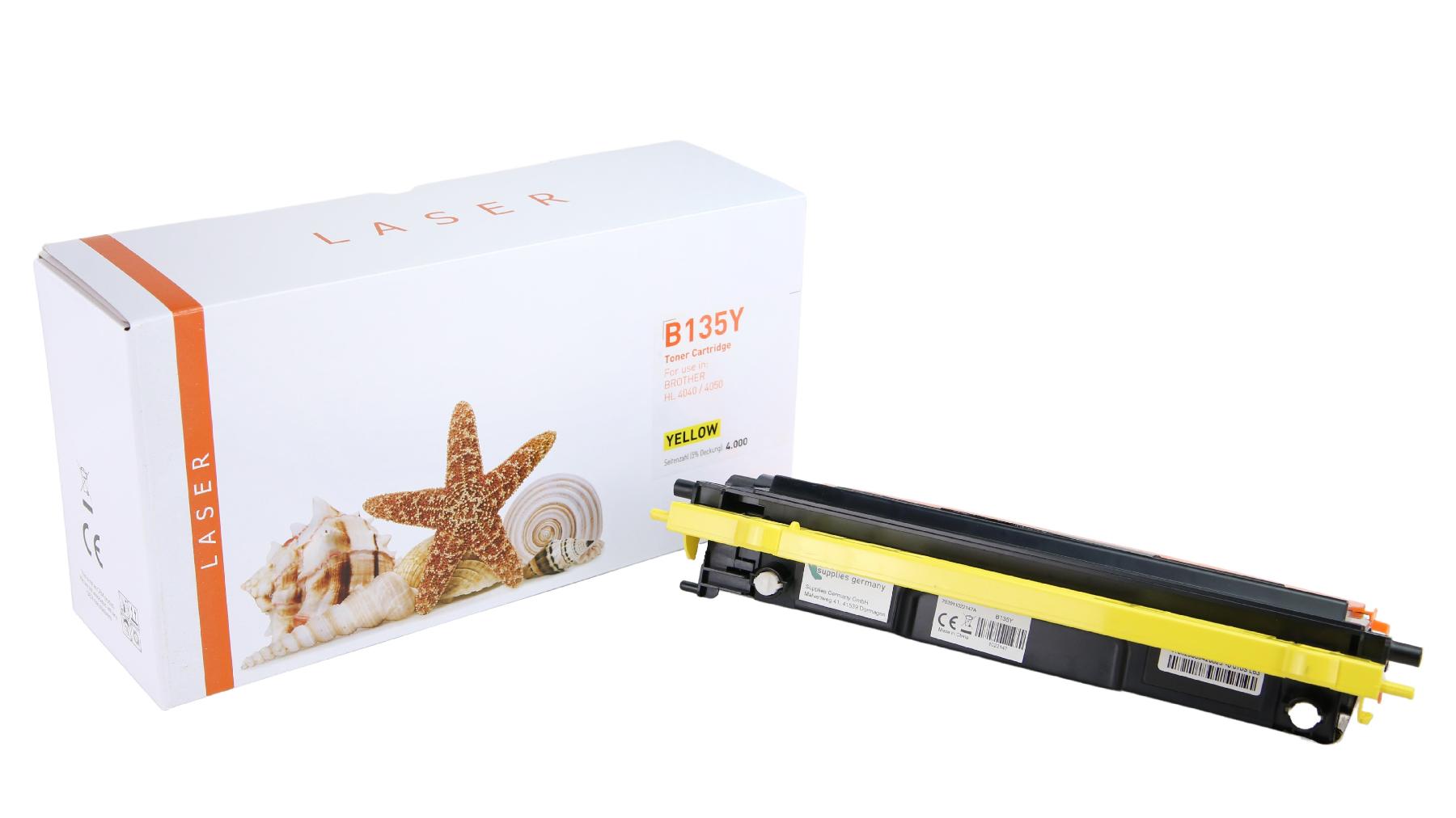 White Box TONTN135Y Alternativ Toner Gelb für Brother   / TN135Y / 4.000 Seiten  neu gelb