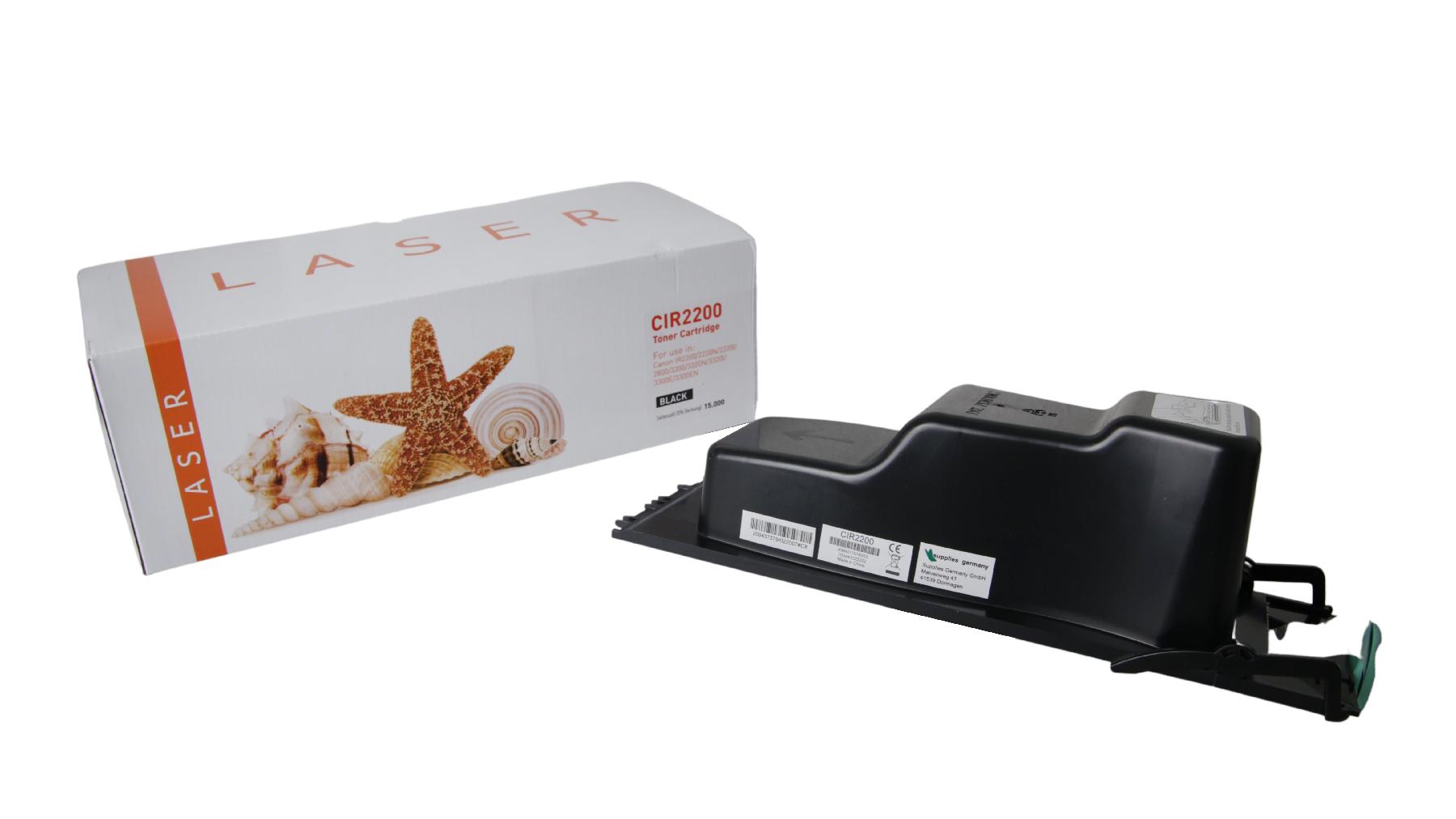 TONIR2200 Alternativ Toner Black für Canon  / CEXV3 / 15.000 Seiten