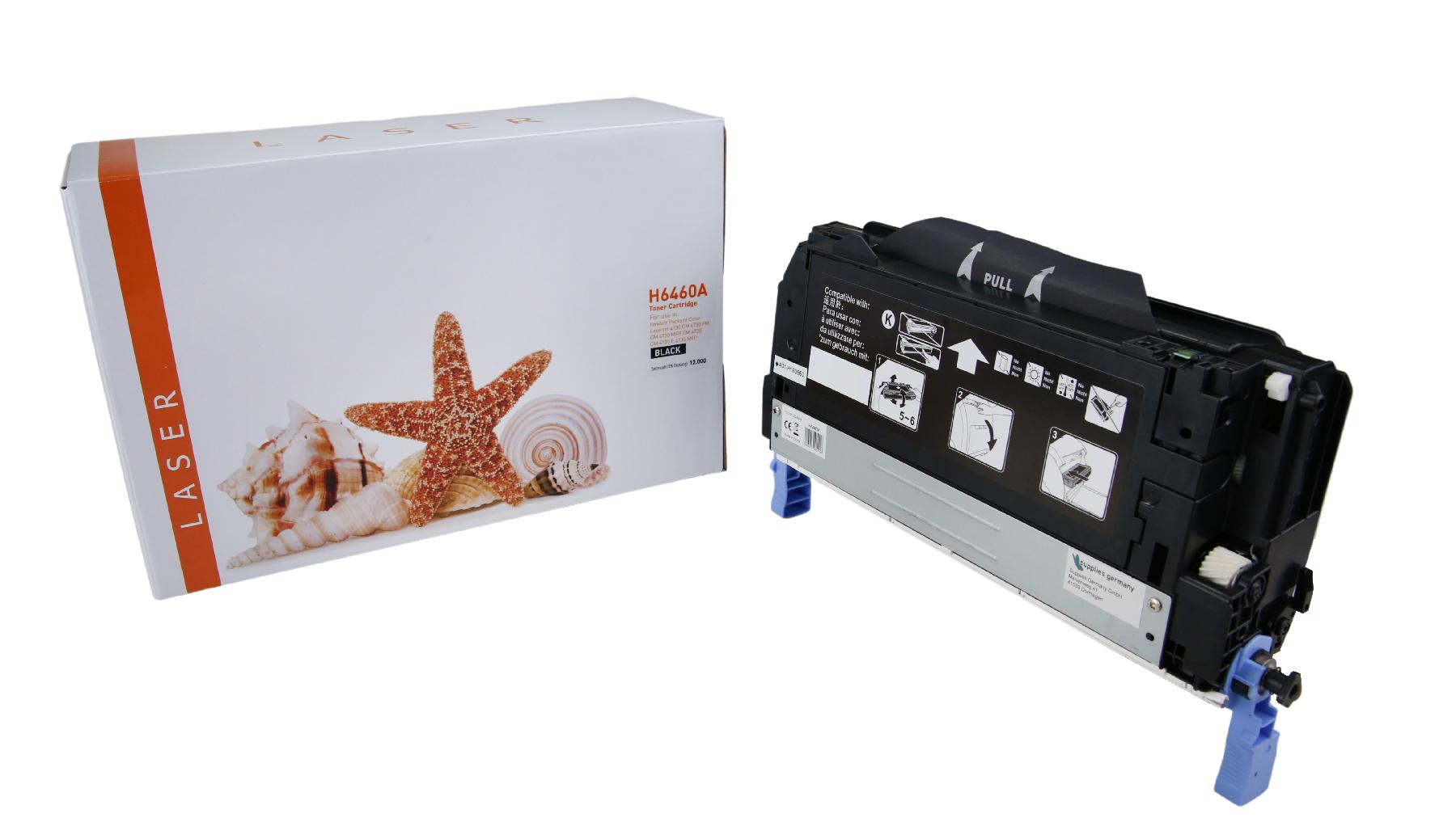 TONQ6460A Alternativ Toner Black für HP / Q6460A / 12.000 Seiten