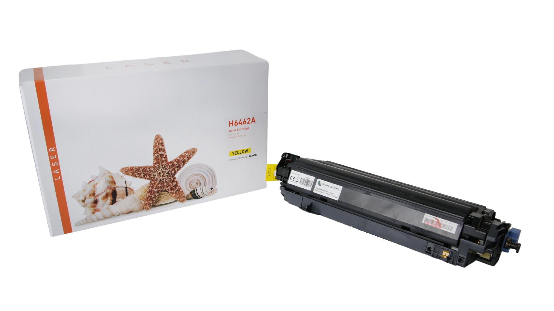 TONQ6462A Alternativ Toner Gelb für HP / Q6462A / 12.000 Seiten