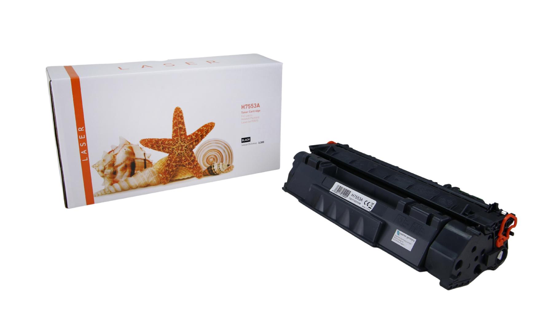 TONQ7553A Alternativ Toner Black für HP / Q7553A / 3.000 Seiten