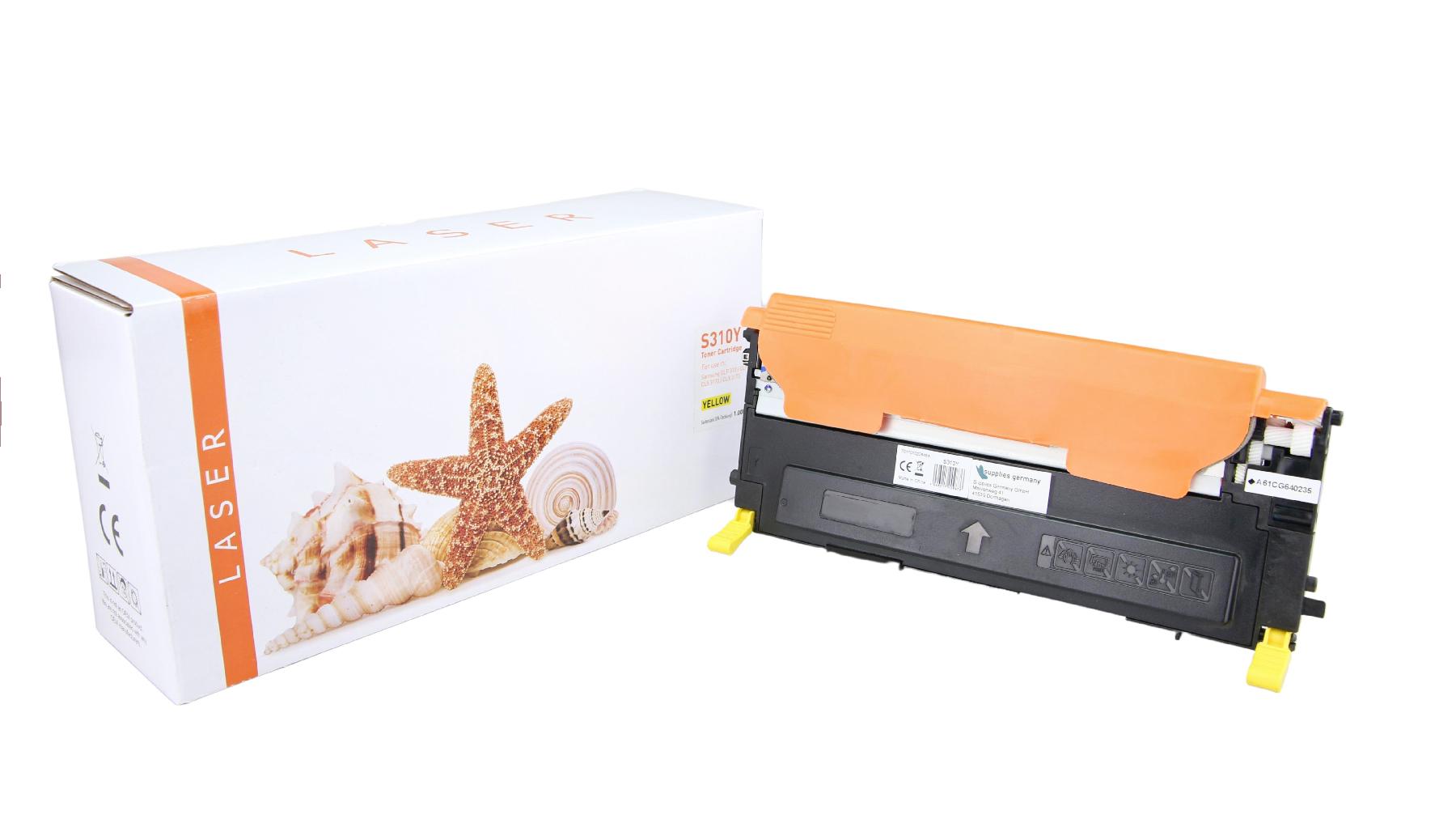 TONCLP310Y Alternativ Toner Yellow für Samsung  / CLTY4092S / 1.000 Seiten
