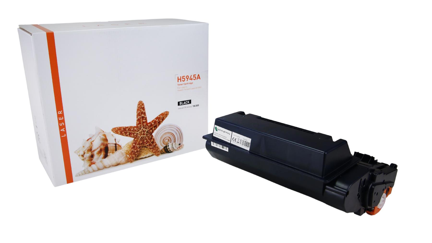 TONQ45A Alternativ Toner Schwarz für HP / Q5945A / 18.000 Seiten
