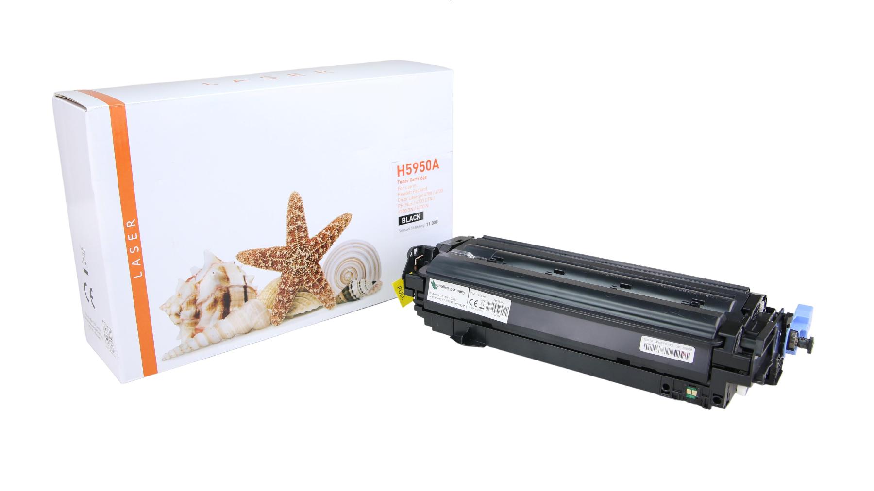 TONQ5950ABK Alternativ Toner Schwarz für HP / Q5950A / 643A / 11.000 Seiten
