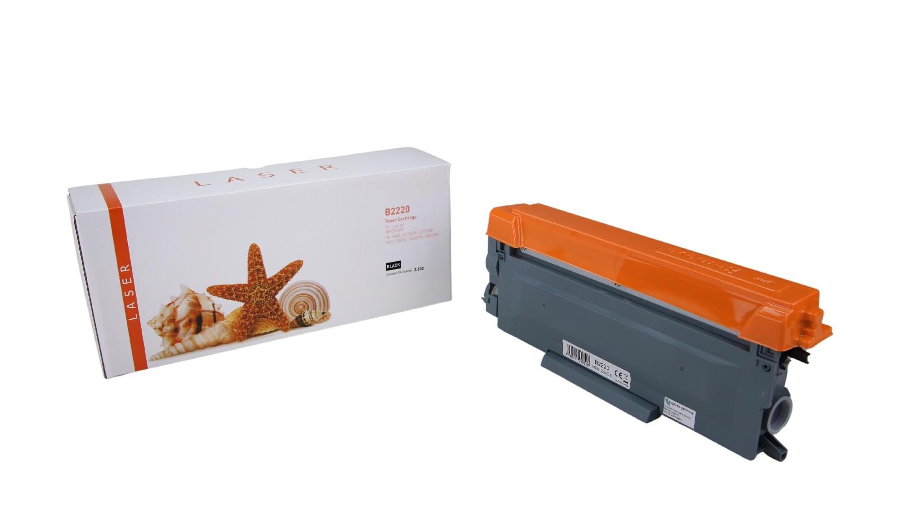 White Box TONTN2220 Alternativ Toner Schwarz für Brother  / TN2220 / 2.600 Seiten  neu schwarz
