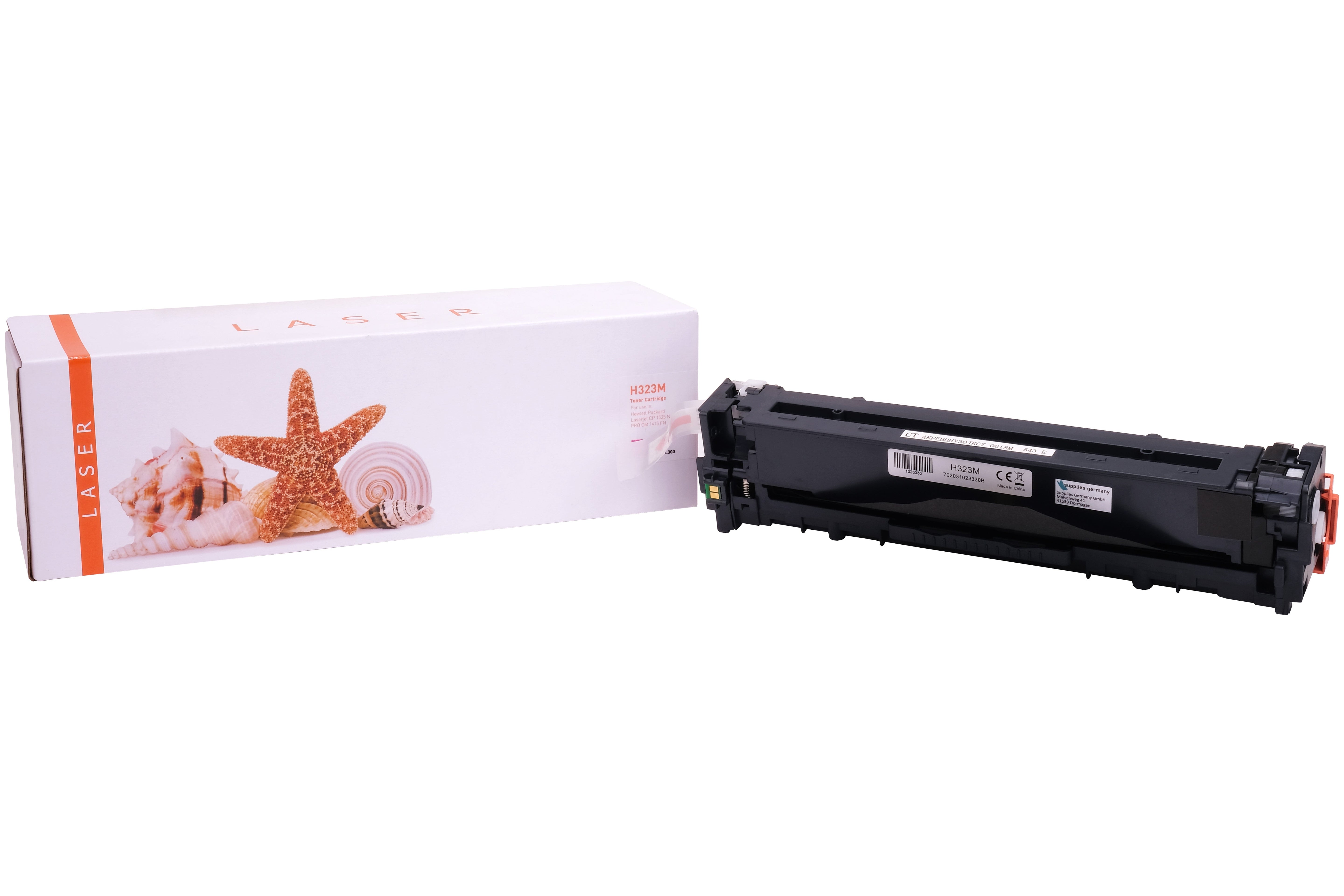 TONCE323M Alternativ Toner Magenta für HP / CE323A / 128A / 1.300 Seiten