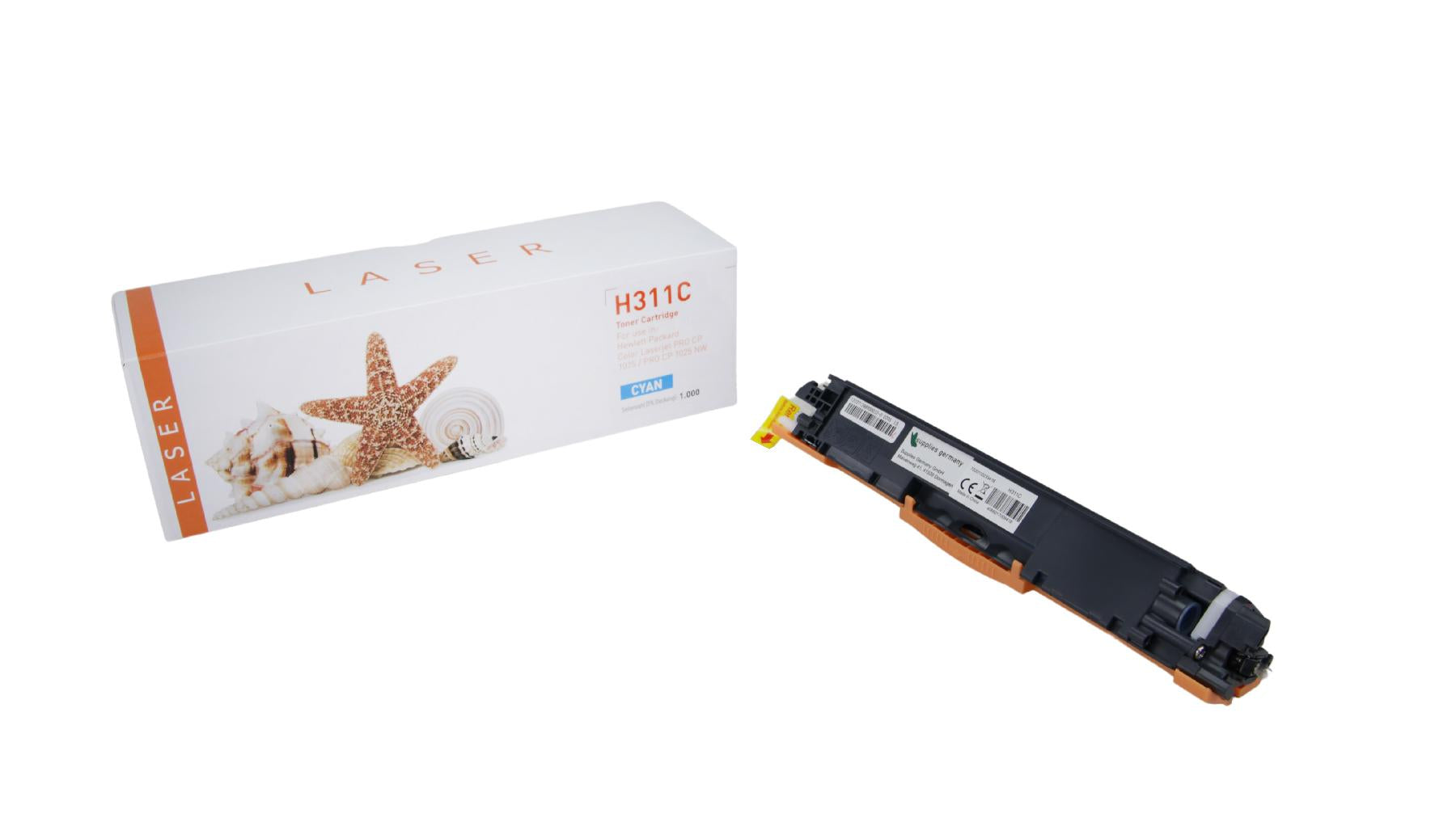 TONCE311C Alternativ Toner Cyan für HP / CE311A / 126A / 1.000 Seiten