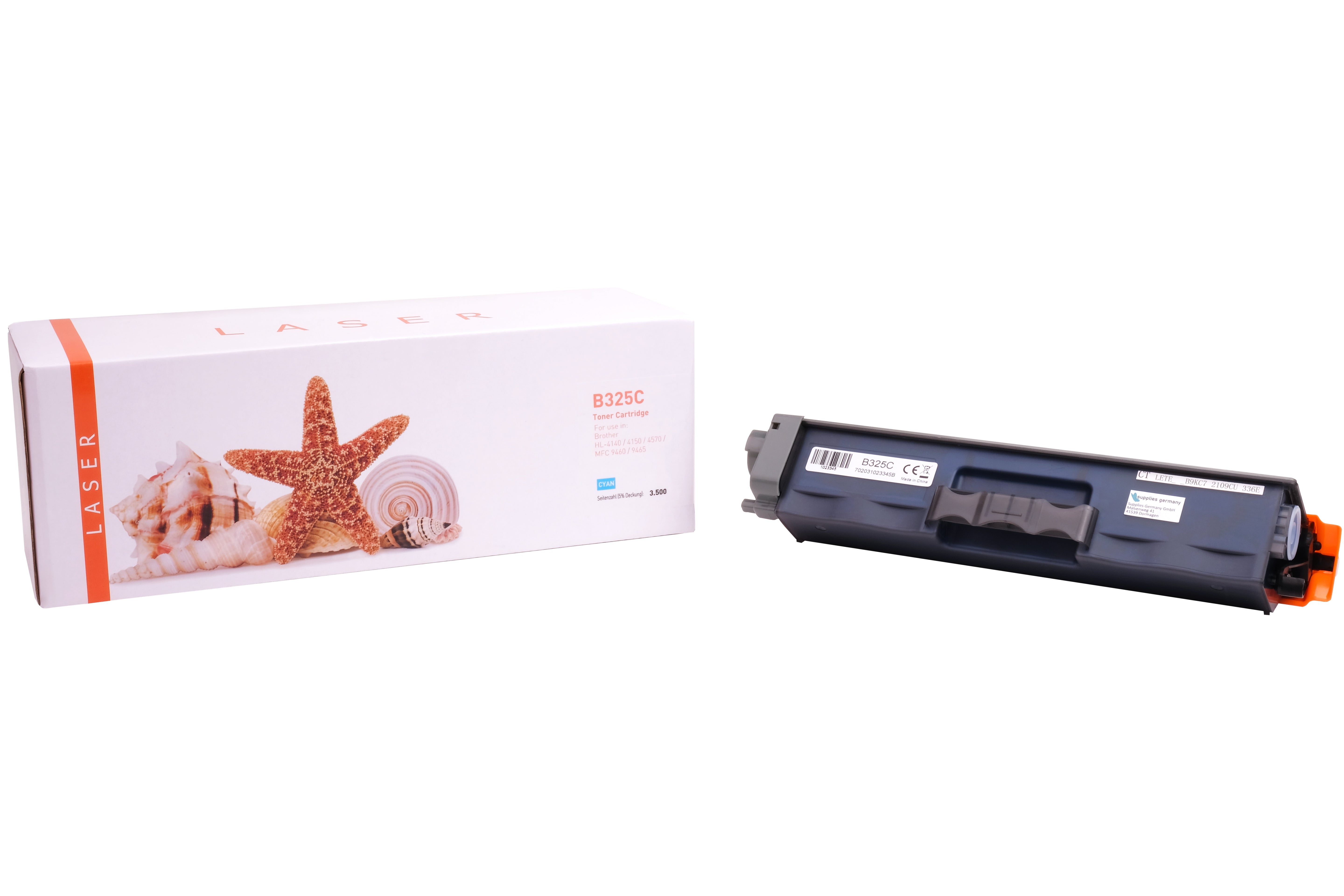 TONTN325C Alternativ Toner Cyan für Brother  / TN325C / 3.500 Seiten