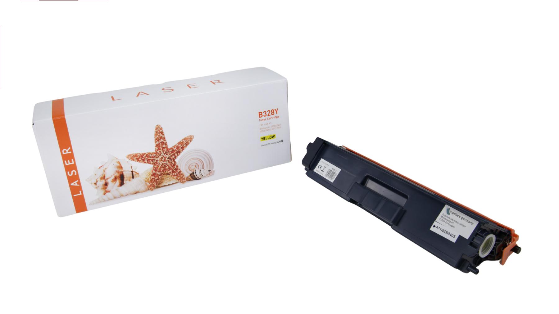 White Box TONTN328Y Alternativ Toner Gelb für Brother / TN328Y / 6.000 Seiten  neu gelb