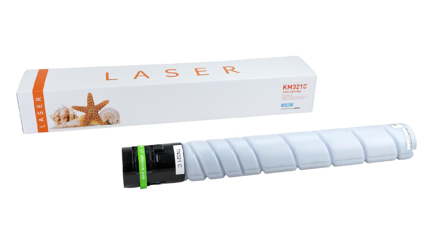TONTN321C // Cyan // Toner f. Konica Minolta Bi / A33K450 / TN321C